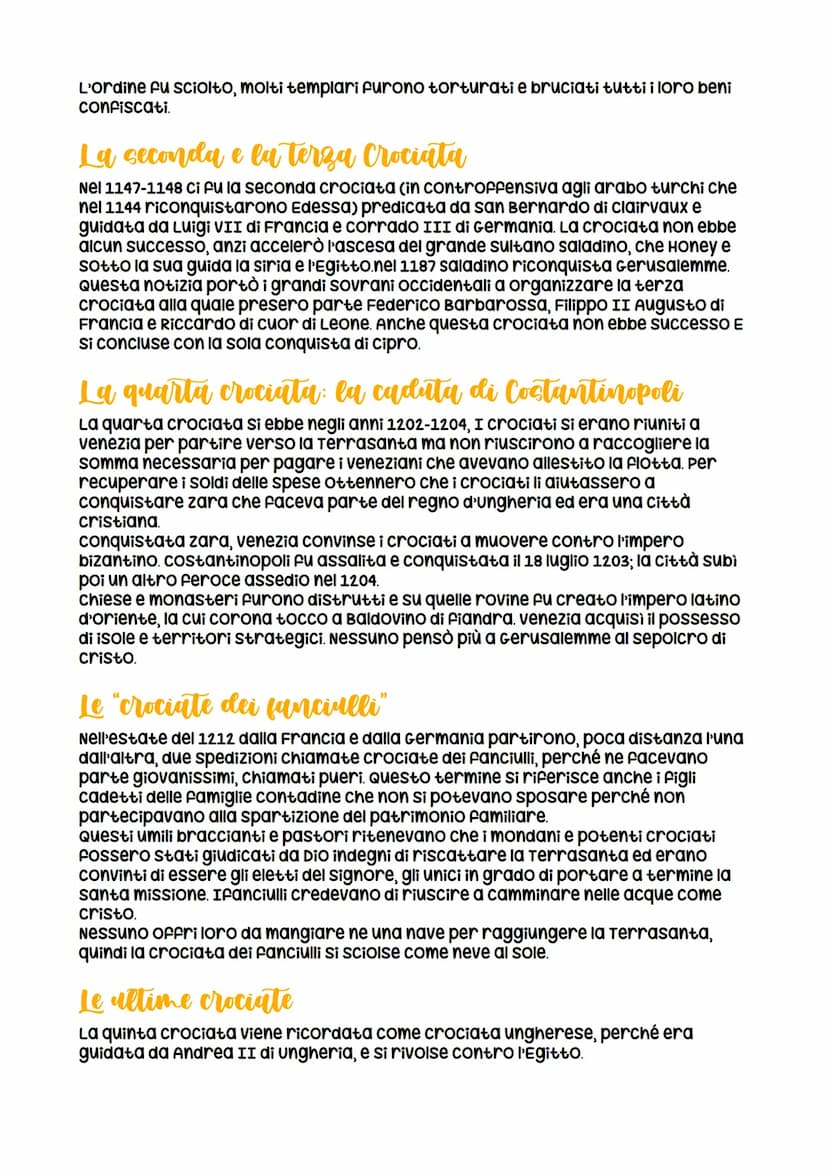 Le crociate in oriente e in
Occidente
Il pellegrinaggio in Terrasanta
un atto di devozione
L'XI secolo è stato un periodo di grande crescita