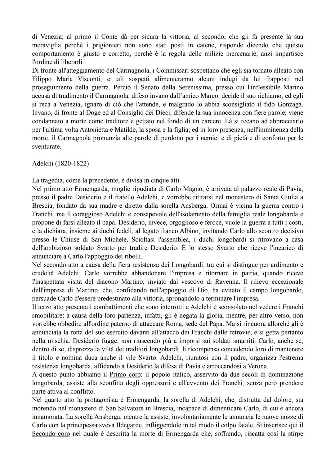 ALESSANDRO MANZONI (1785 - 1873)
E' uno dei pochi scrittori italiani che si definisce <<romantico>>. Si inserisce nel Romanticismo
benchè eg
