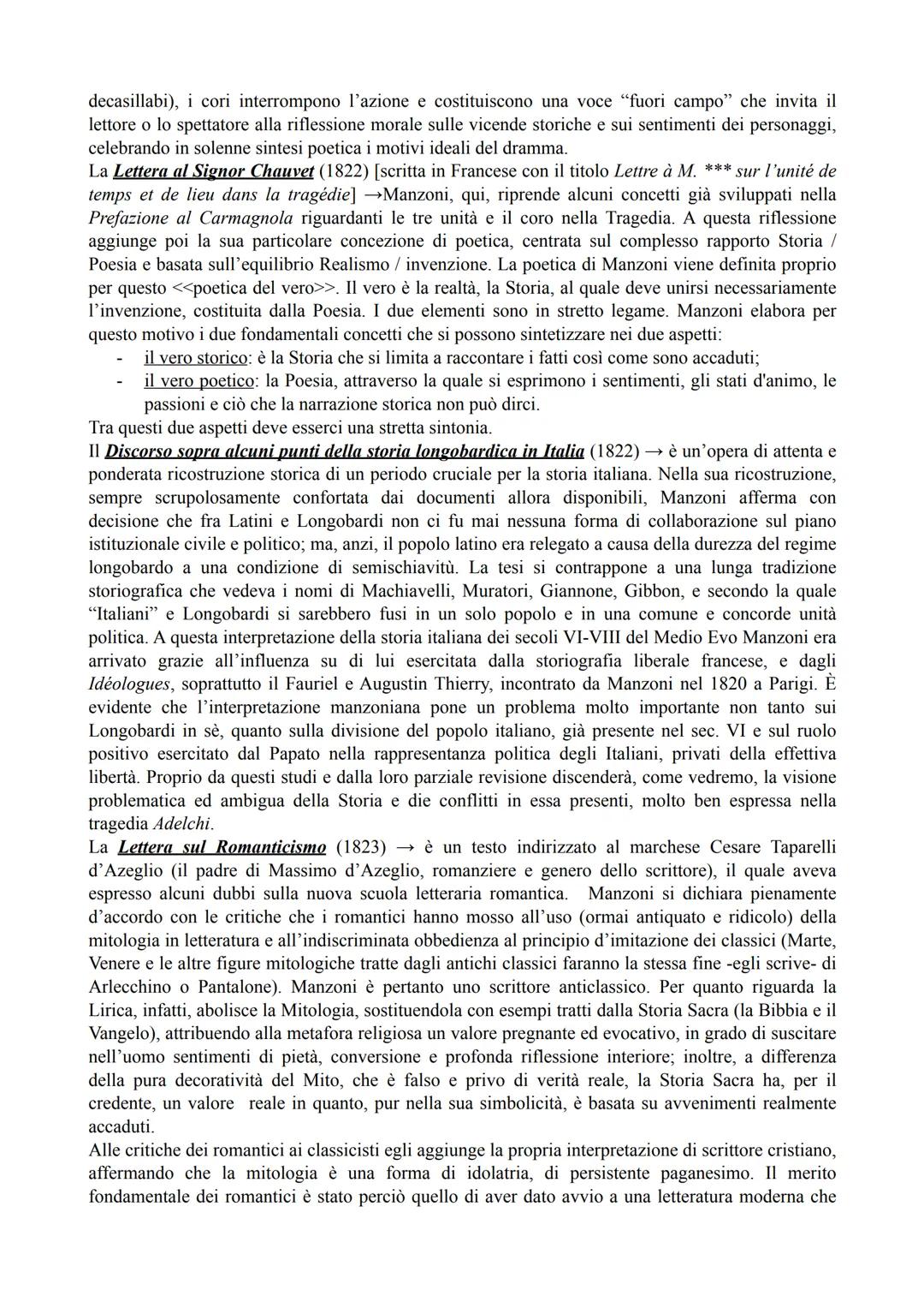 ALESSANDRO MANZONI (1785 - 1873)
E' uno dei pochi scrittori italiani che si definisce <<romantico>>. Si inserisce nel Romanticismo
benchè eg