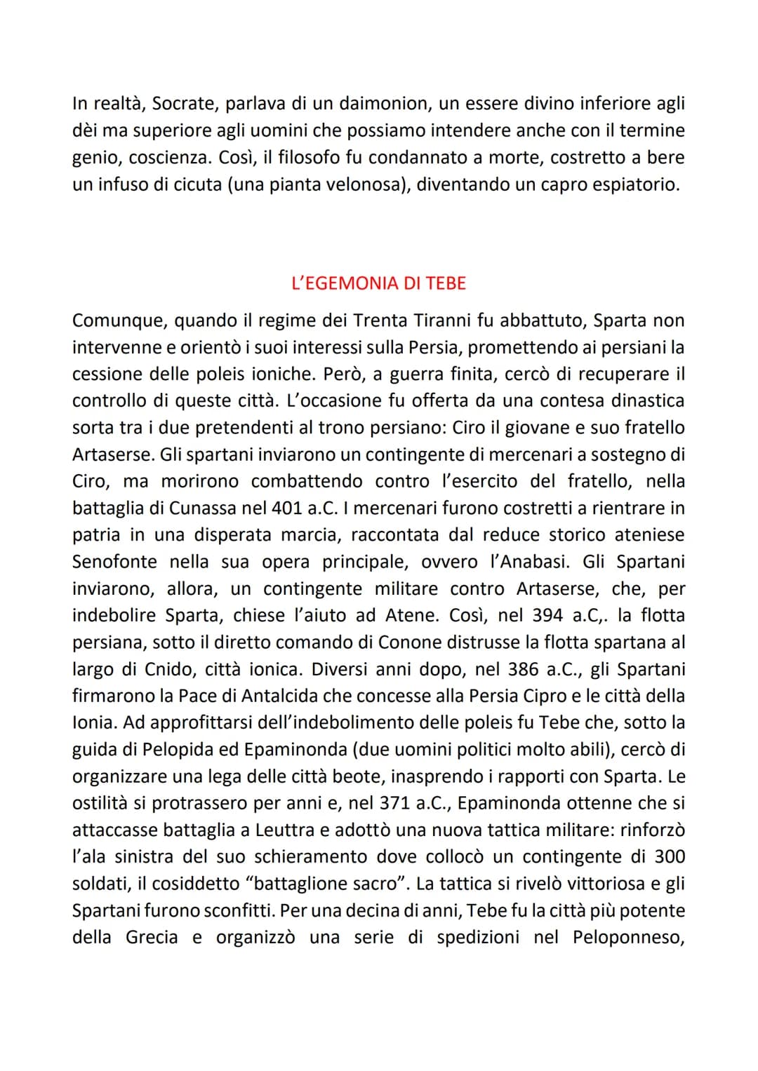 LA CRISI DELLE POLEIS
Dopo la Guerra del Peloponneso, nel mondo delle poleis greche, si verificò
una fase di profonda instabilità politica e