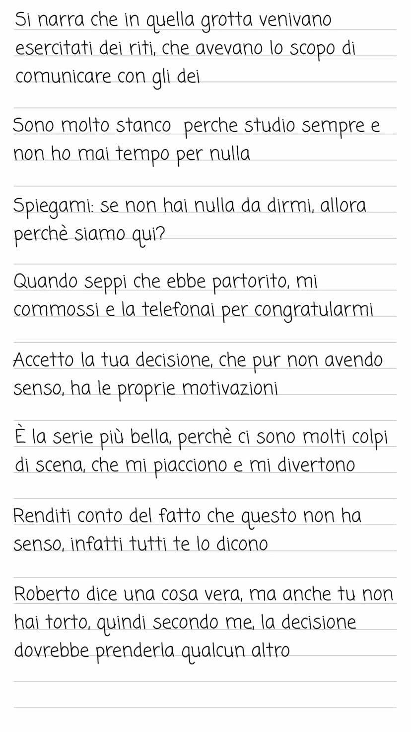 ANALISI DEL PERIODO: ESERCIZI
Svolgi I analisi del periodo, per esercitarti.
(soluzioni alla fine)
Decidi: o me la dai, o me la prendo.
Non 