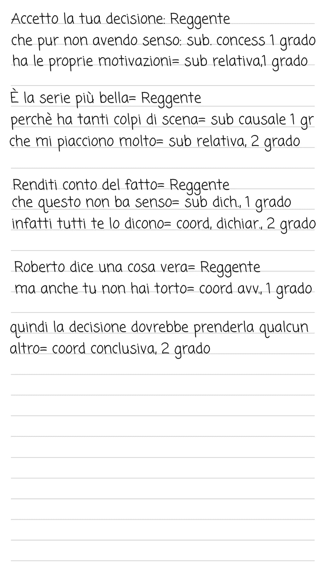 ANALISI DEL PERIODO: ESERCIZI
Svolgi I analisi del periodo, per esercitarti.
(soluzioni alla fine)
Decidi: o me la dai, o me la prendo.
Non 