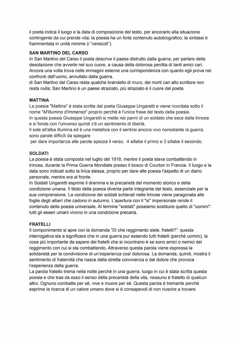 UNGARETTI
Giuseppe Ungaretti nacque nel 1888 ad Alessandria d'Egitto da genitori di origine Lucchese.
Frequentò scuole di lingua francese, s
