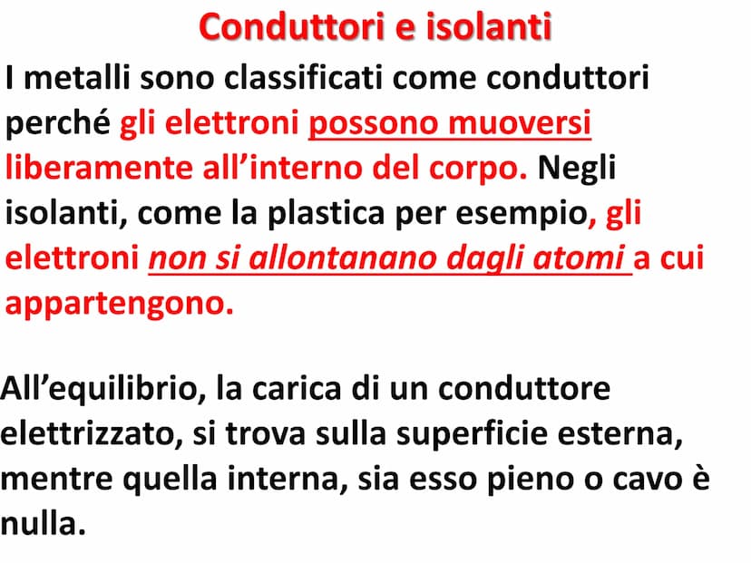 Cariche elettriche
Esistono due tipi di cariche elettriche: positive
(protoni) e negative (elettroni)" Elettrizzazione
<< Gli antichi greci 