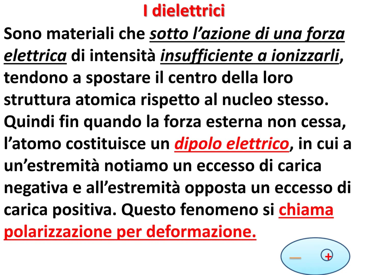 Cariche elettriche
Esistono due tipi di cariche elettriche: positive
(protoni) e negative (elettroni)" Elettrizzazione
<< Gli antichi greci 