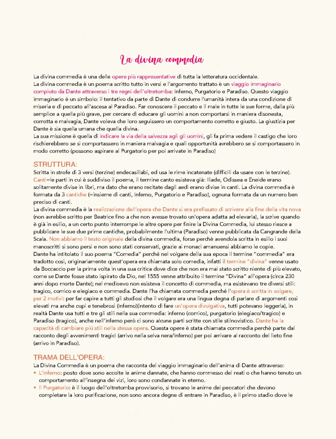 Divina Commedia, Dante Alighieri