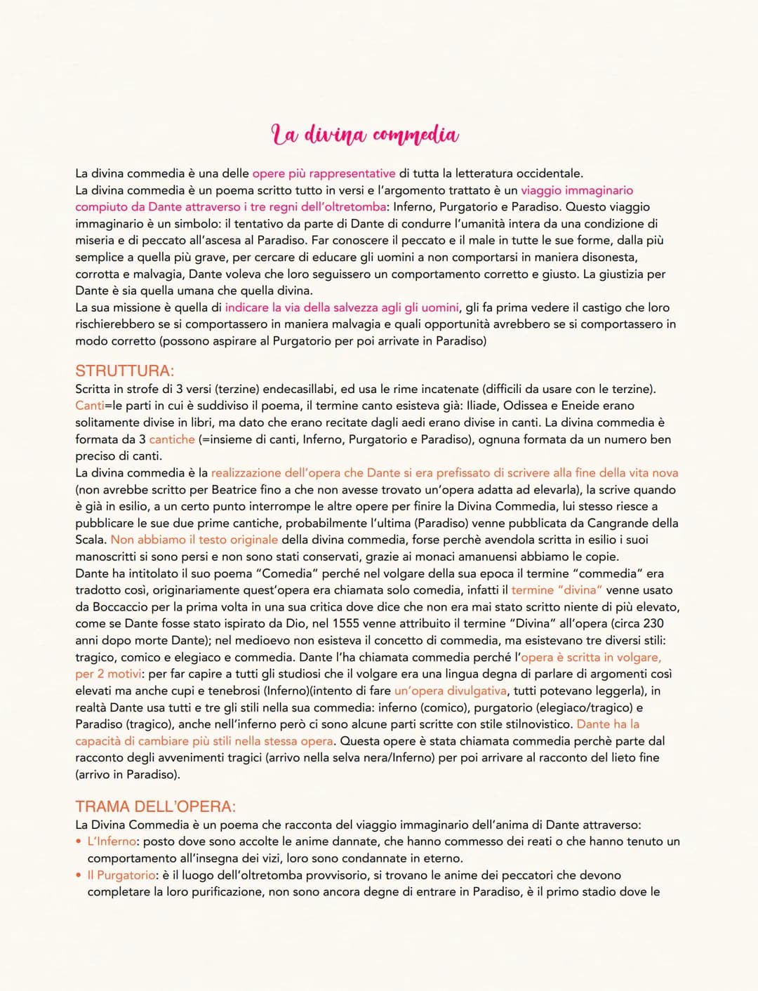 La divina commedia
La divina commedia è una delle opere più rappresentative di tutta la letteratura occidentale.
La divina commedia è un poe