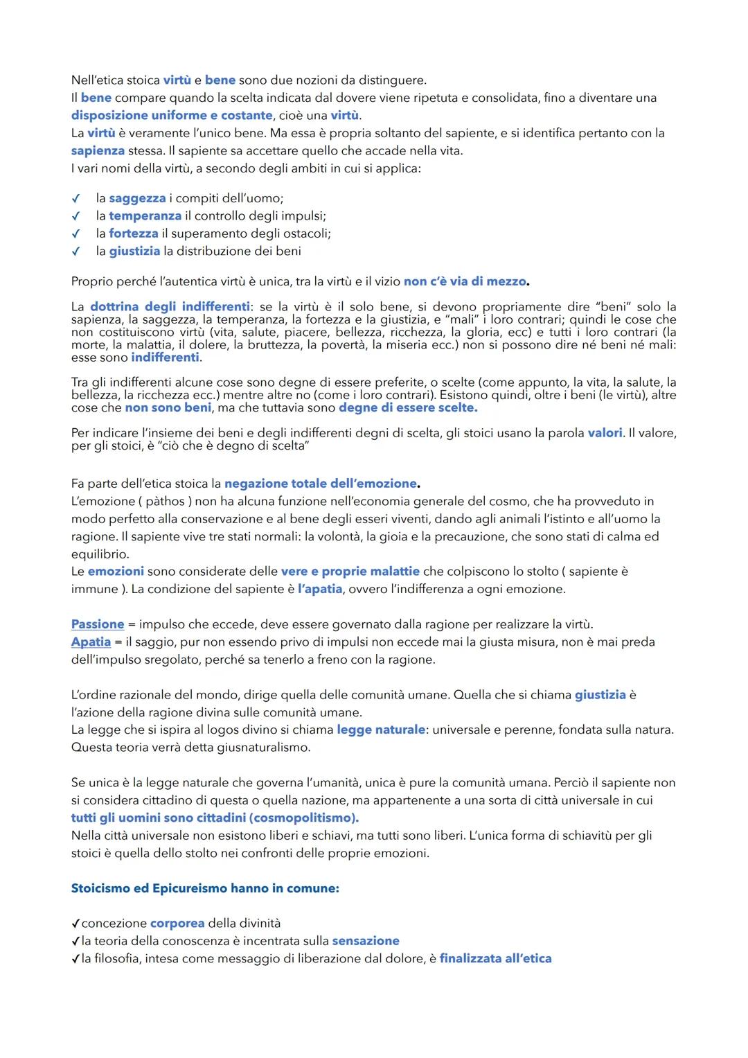 FILOSOFIE ELLENISTICHE
Il periodo che va dal 323 a. C. (morte di Alessandro Magno) e la completa unificazione del Mediterraneo
sotto Roma co