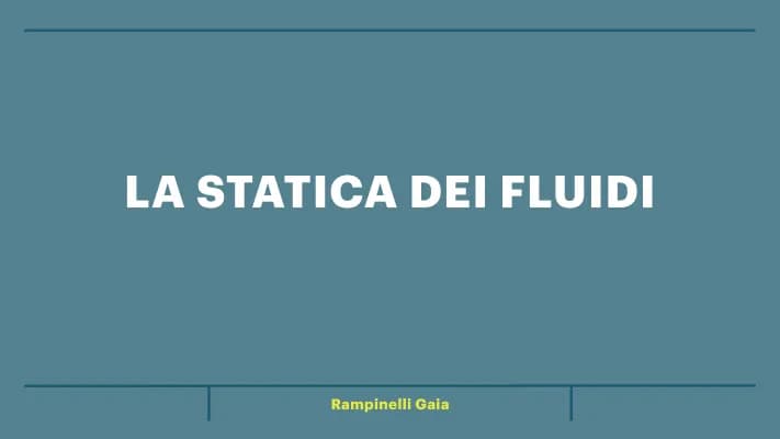 Know Statica dei fluidi  thumbnail