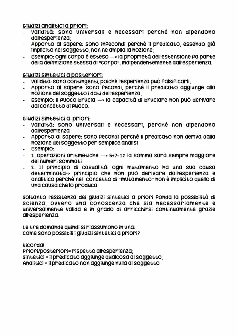 La critica della ragion pura
Dopo la dissertazione del 1770 trascorre circa 11 anni elaborando i
concetti fondamentali presenti poi nei test