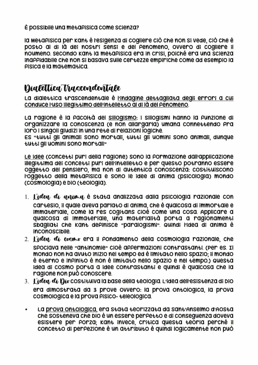 La critica della ragion pura
Dopo la dissertazione del 1770 trascorre circa 11 anni elaborando i
concetti fondamentali presenti poi nei test