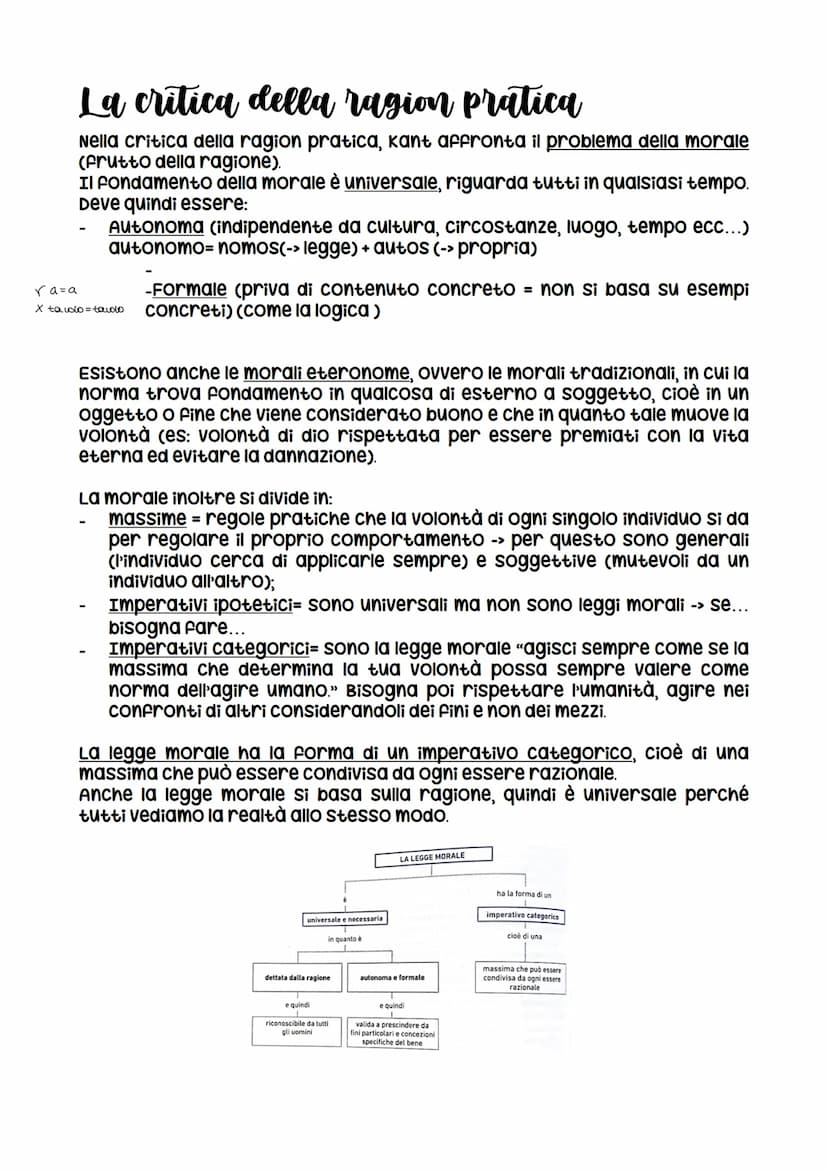La critica della ragion pura
Dopo la dissertazione del 1770 trascorre circa 11 anni elaborando i
concetti fondamentali presenti poi nei test