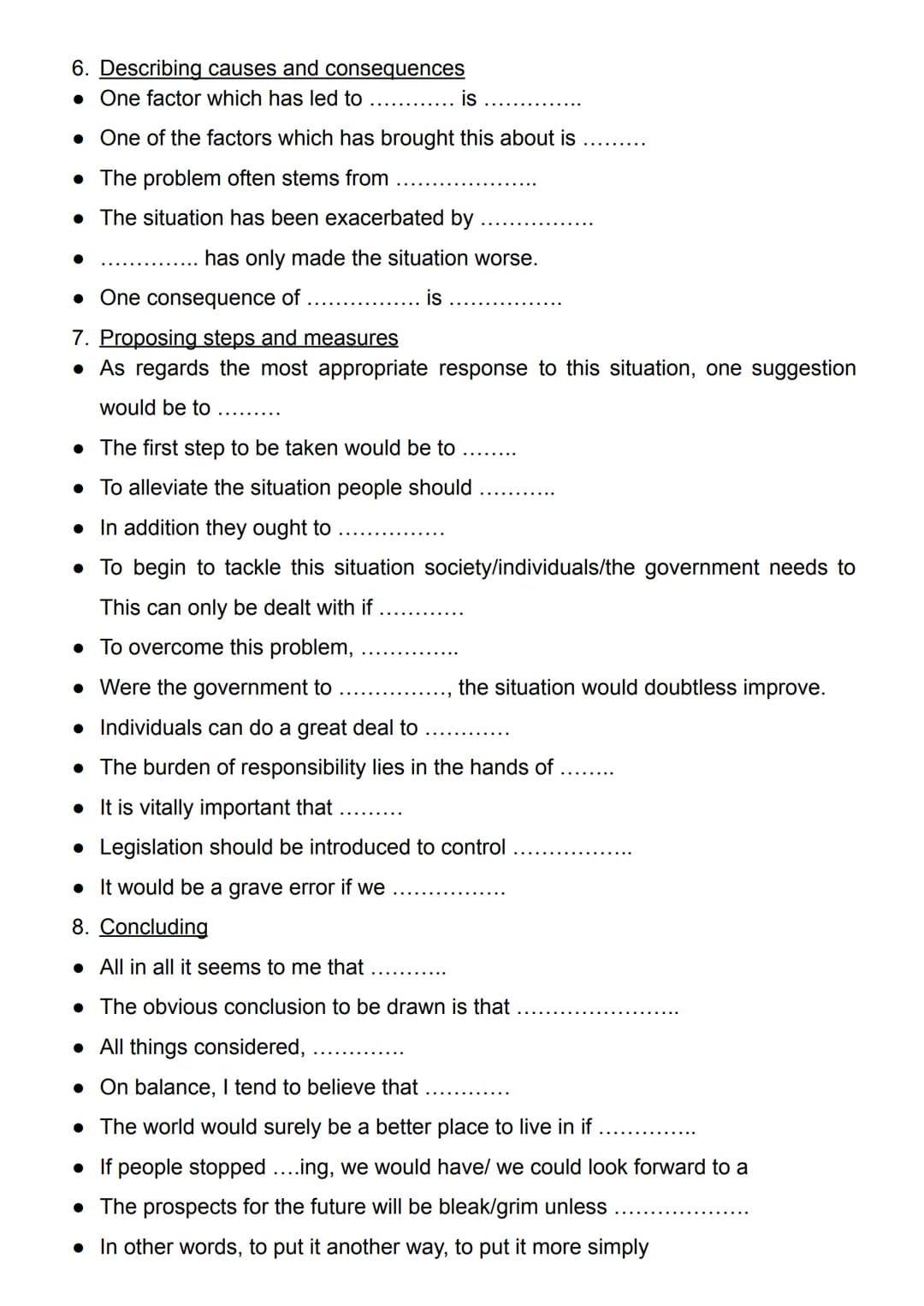 STRUCTURE:
Introduction
Present and develop the essay question in your introduction
1 st body paragraph
State your 1st argument and give a r