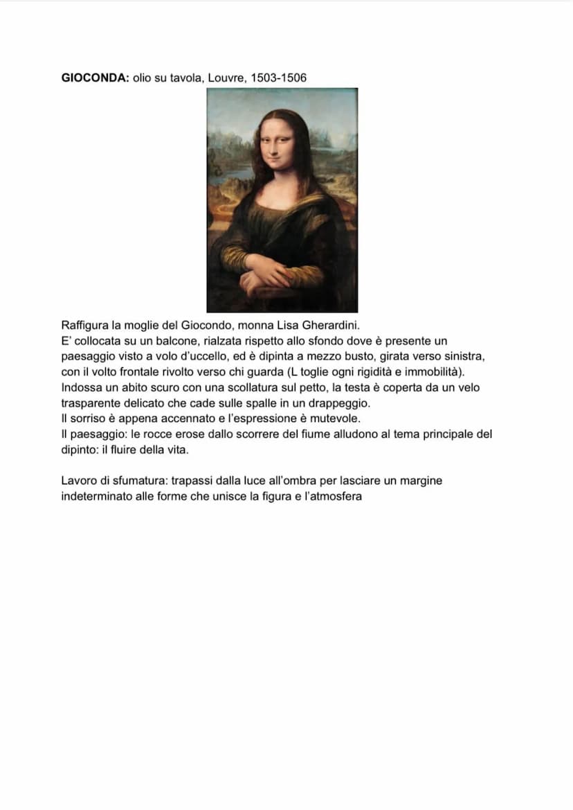 LEONARDO
ANNUNCIAZIONE: olio su tavola, Firenze, Galleria degli Uffizi, 1472-1475
E
Mostra un'attenzione alla resa dell'atmosfera del tutto 