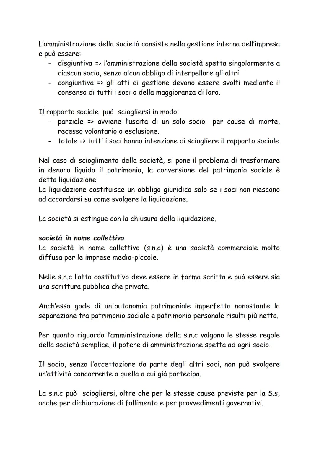 LA SOCIETÀ
Un'attività economica può essere esercitata dalla singola persona (impresa
individuale) o da più persone (impresa collettiva).
La