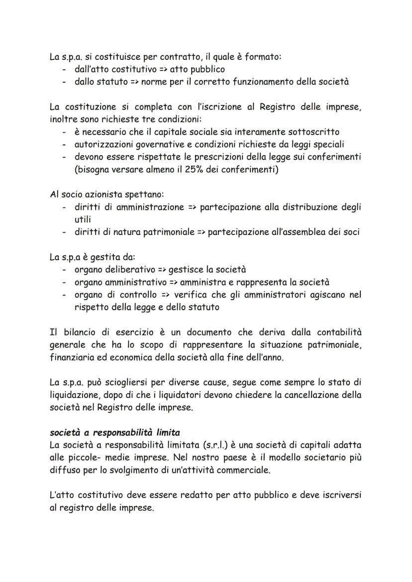 LA SOCIETÀ
Un'attività economica può essere esercitata dalla singola persona (impresa
individuale) o da più persone (impresa collettiva).
La