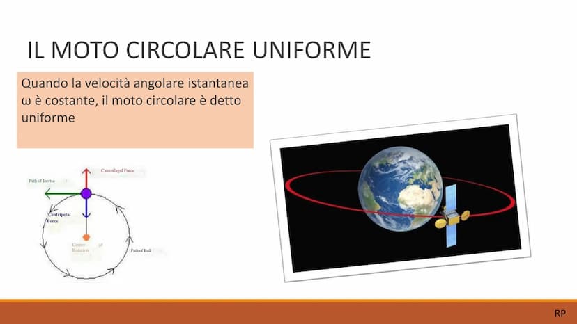 start
misura
stop
restart
MOTO CIRCOLARE, CIRCOLARE UNIFORME E
UNIFORMEMENTE ACCELERATO
Presentazione di Paolillo Riccardo I MOTI CIRCOLARI
