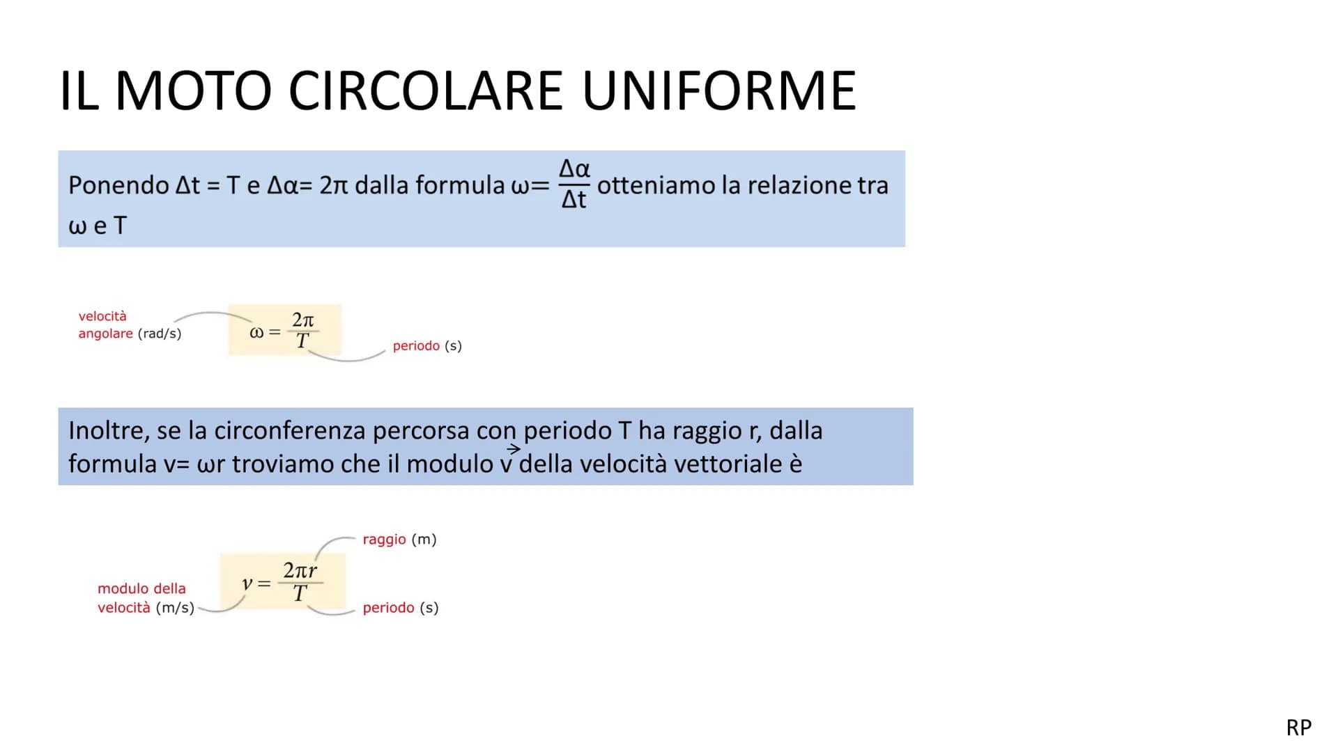 start
misura
stop
restart
MOTO CIRCOLARE, CIRCOLARE UNIFORME E
UNIFORMEMENTE ACCELERATO
Presentazione di Paolillo Riccardo I MOTI CIRCOLARI
