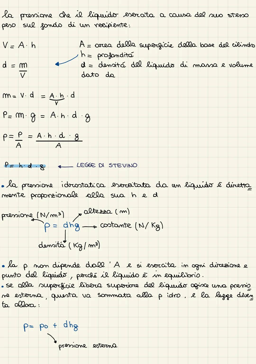 LA LEGGE DI STEVINO: PAG 110 - 111

• i SOLIDI SONo caratterizzati da forze interne tali da mante
nere inalterata la loro forma e il loro v
