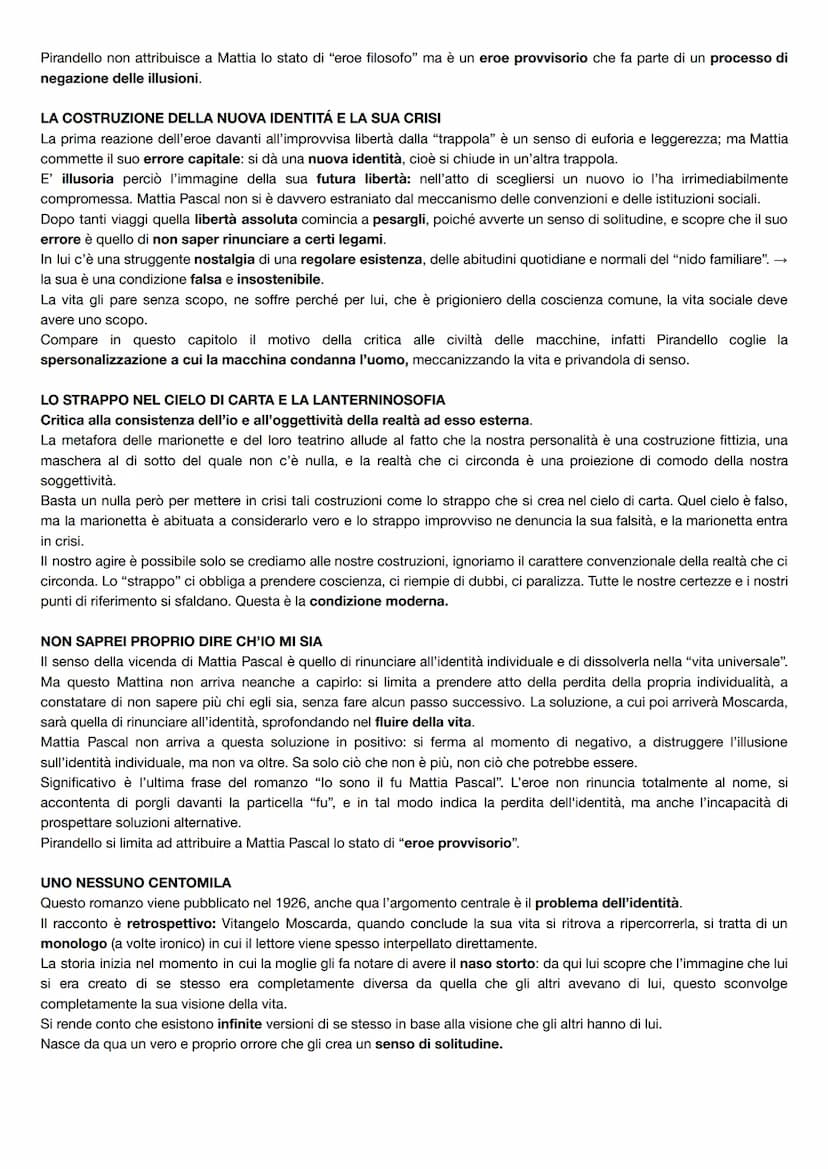 LUIGI PIRANDELLO
Luigi Pirandello nasce il 28 giugno 1867 a Girgenti, da una famiglia di condizione borghese.
Dopo il liceo si iscrive all'U