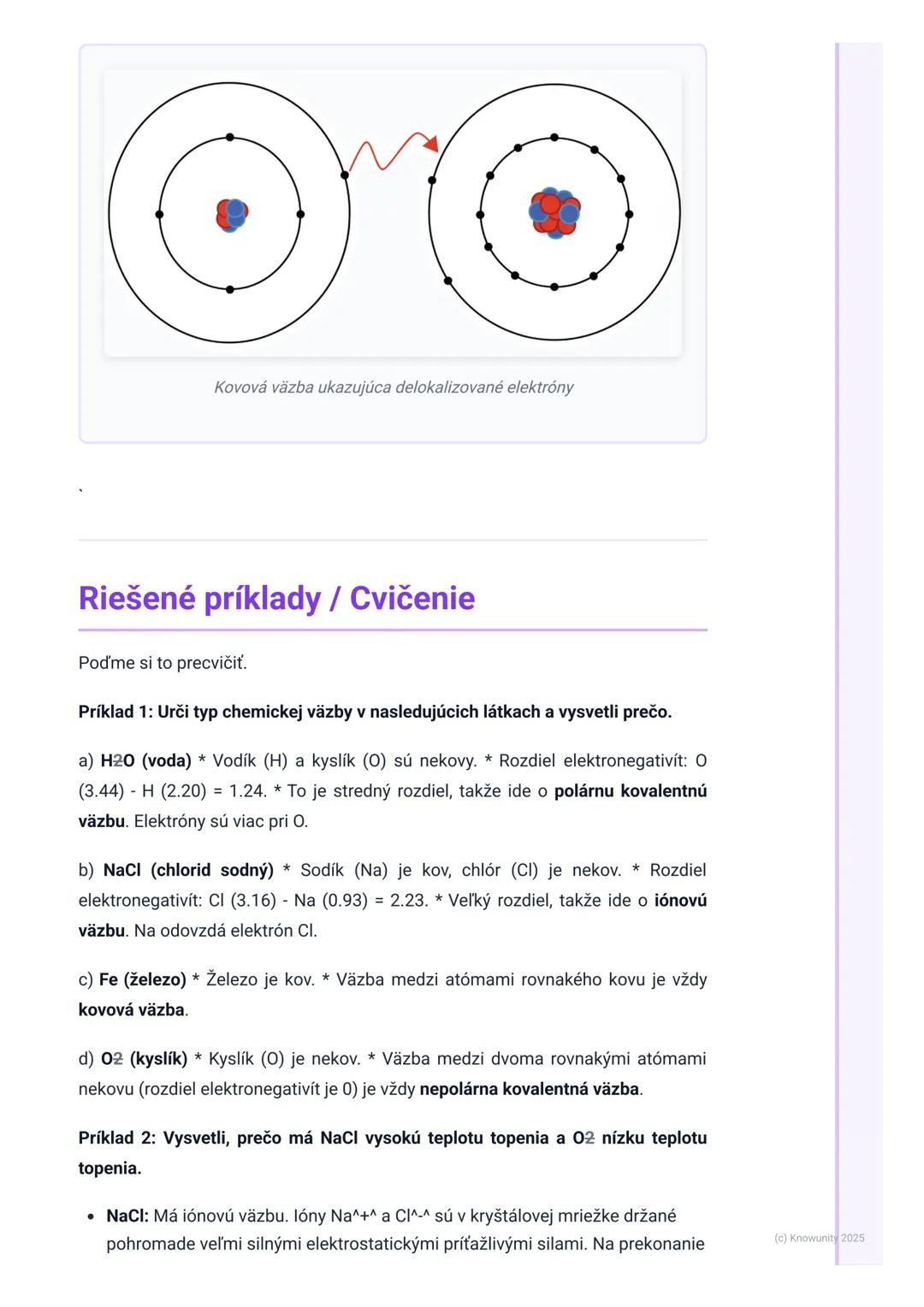 # Chemická väzba a molekuly

Prehľad / Úvod

Dnes si zopakujeme a prehĺbime vedomosti o chemických väzbách a
molekulách. Je to fakt dôležitá