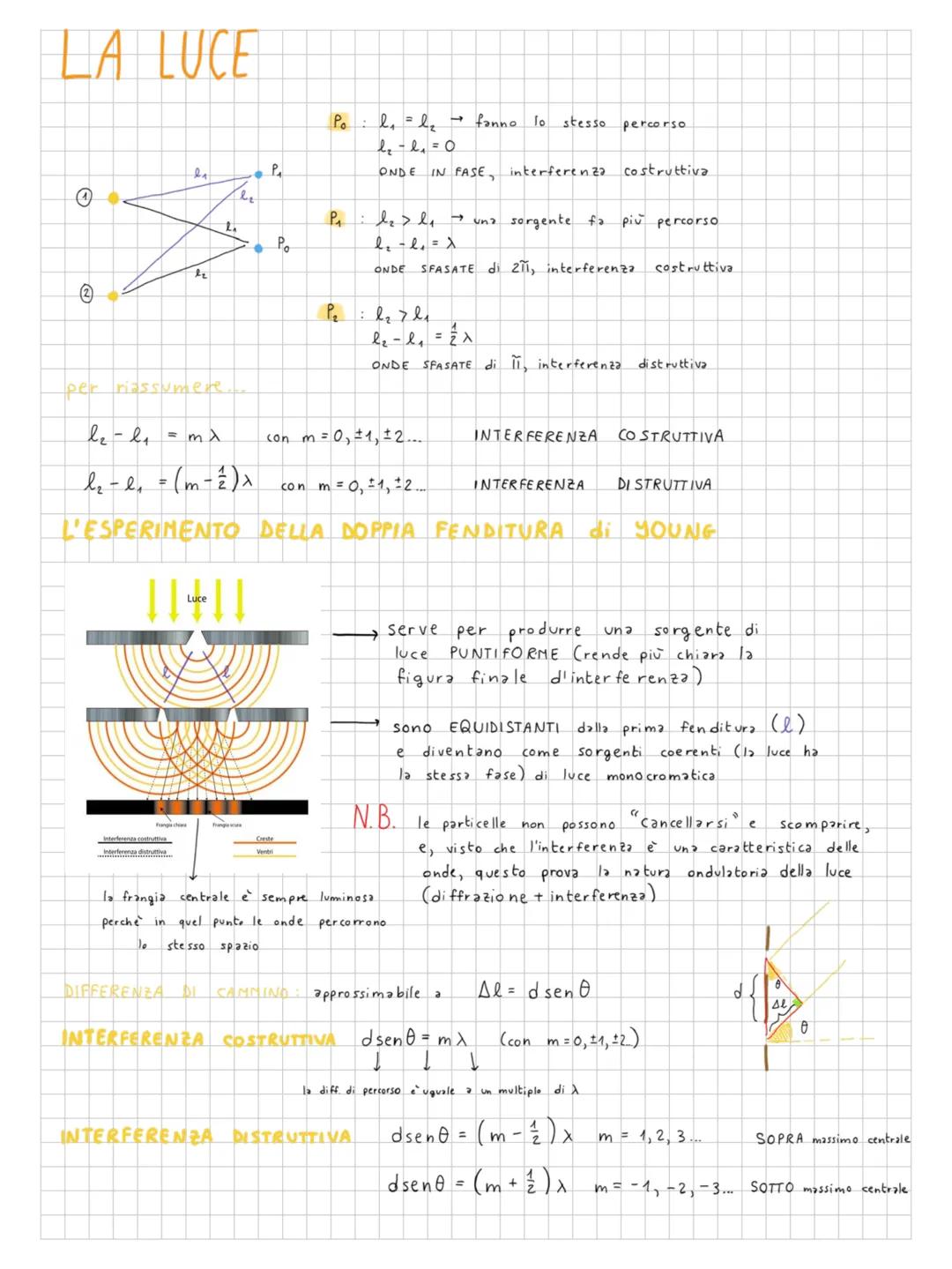 # LA LUCE

VELOCITA DELLA LUCE NEL VUOTO: $C \approx 3,00\cdot 10^8$ m/s

RIFLESSIONE della luce

l'angolo di riflessione $(\Theta_r)$ è UGU