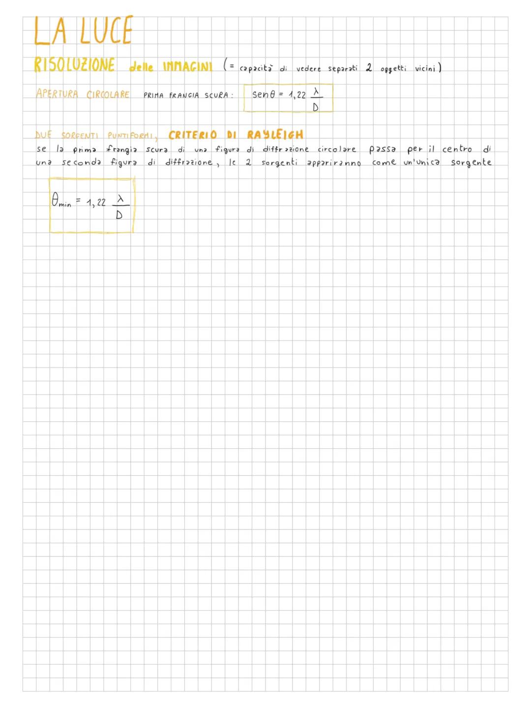 # LA LUCE

VELOCITA DELLA LUCE NEL VUOTO: $C \approx 3,00\cdot 10^8$ m/s

RIFLESSIONE della luce

l'angolo di riflessione $(\Theta_r)$ è UGU