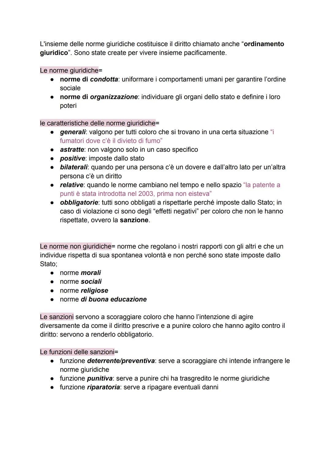 L'insieme delle norme giuridiche costituisce il diritto chiamato anche "ordinamento
giuridico". Sono state create per vivere insieme pacific