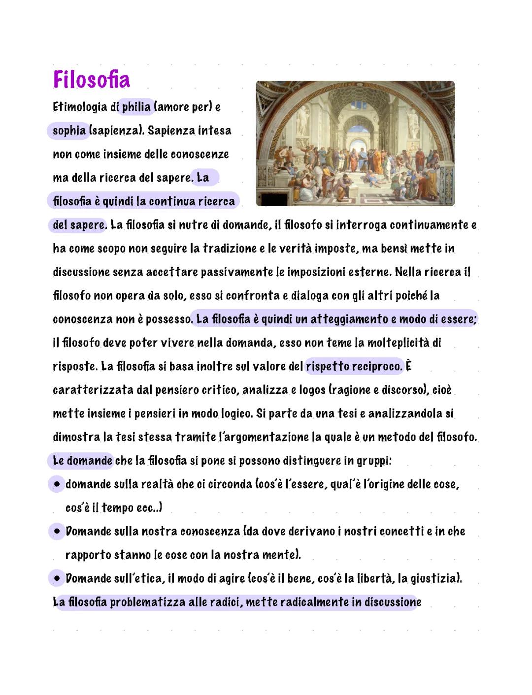 le basi della filosofia 