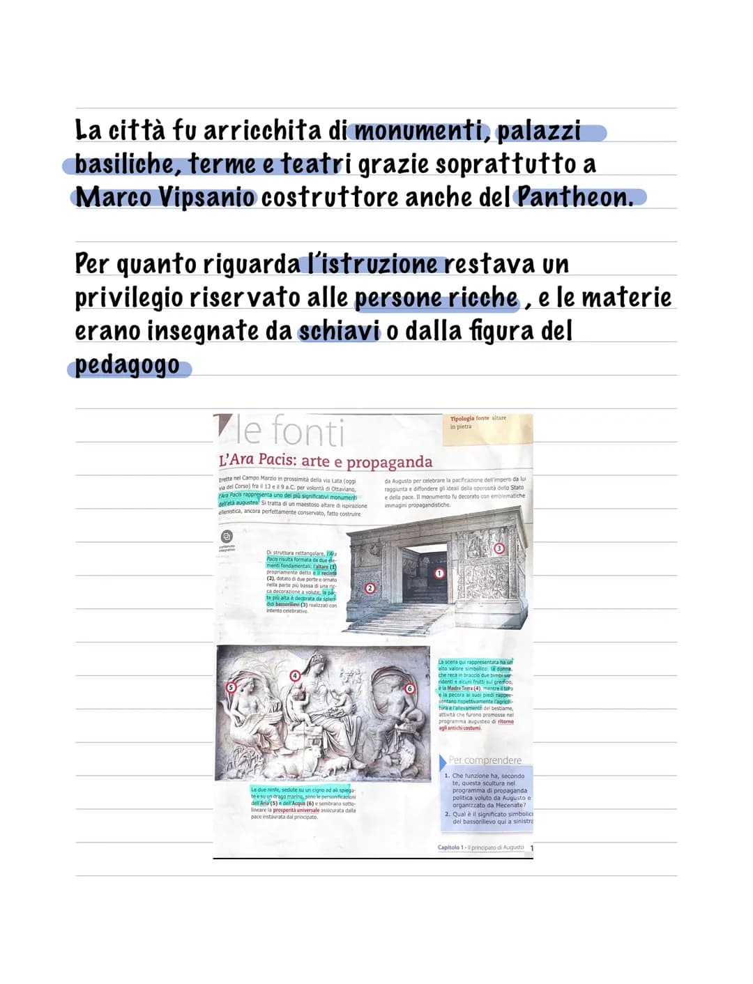 Con la battaglia di Azio termina il periodo delle
guerre civili, Ottaviano si proclama restauratore
della pace e crea un nuovo tipo di gover