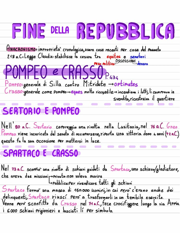 Know Crisi della repubblica di roma, i due triumvirati thumbnail