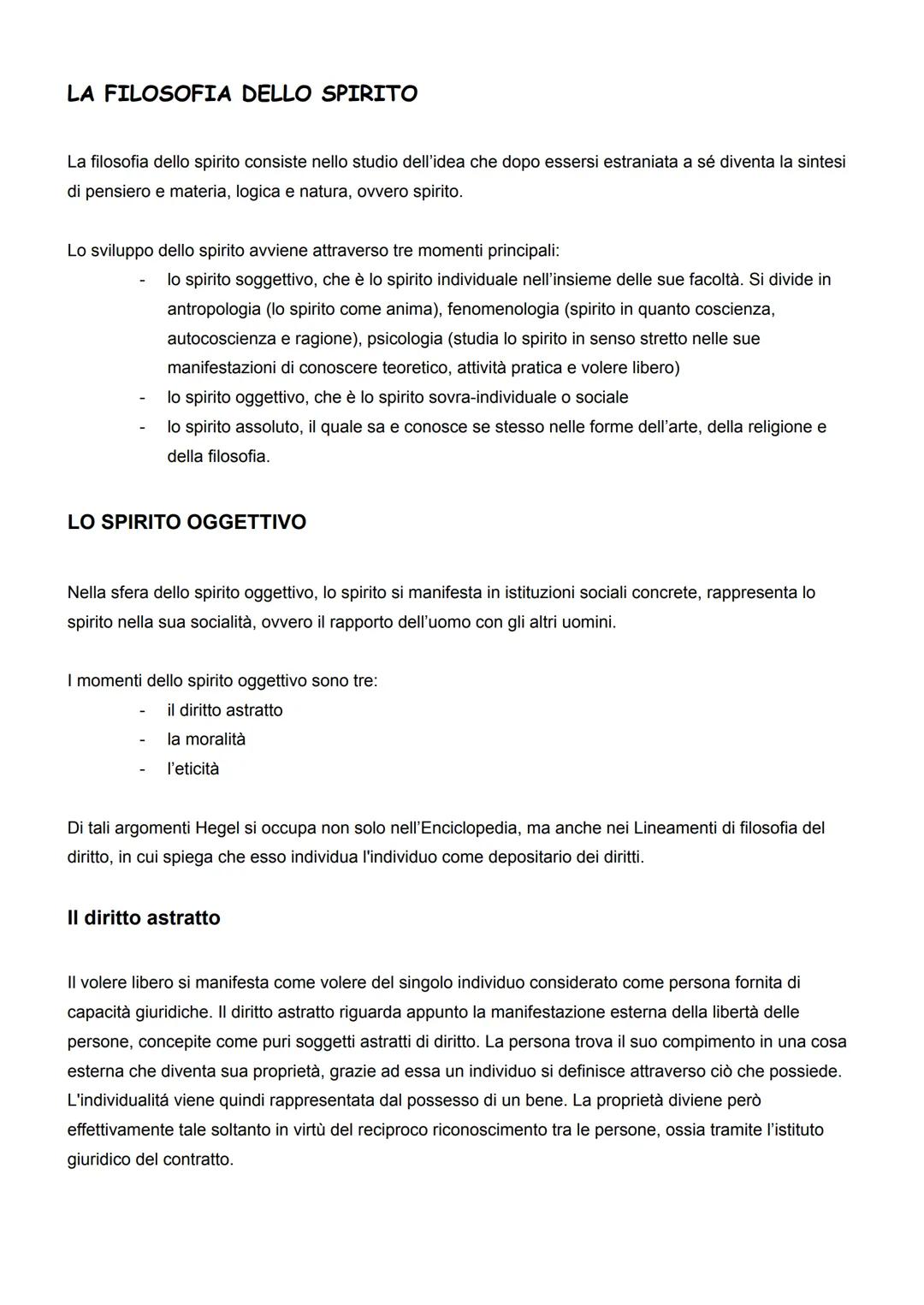 HEGEL
Il pensiero hegeliano si presenta come una costruzione in sé compiuta e armonica che segue un
modello di sviluppo unitario e il cui as