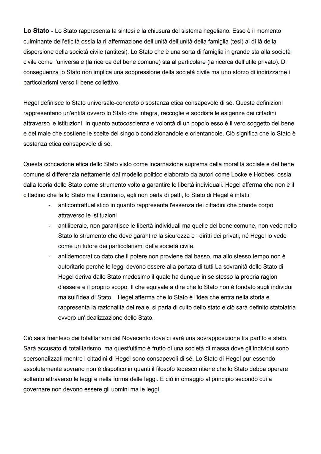 HEGEL
Il pensiero hegeliano si presenta come una costruzione in sé compiuta e armonica che segue un
modello di sviluppo unitario e il cui as