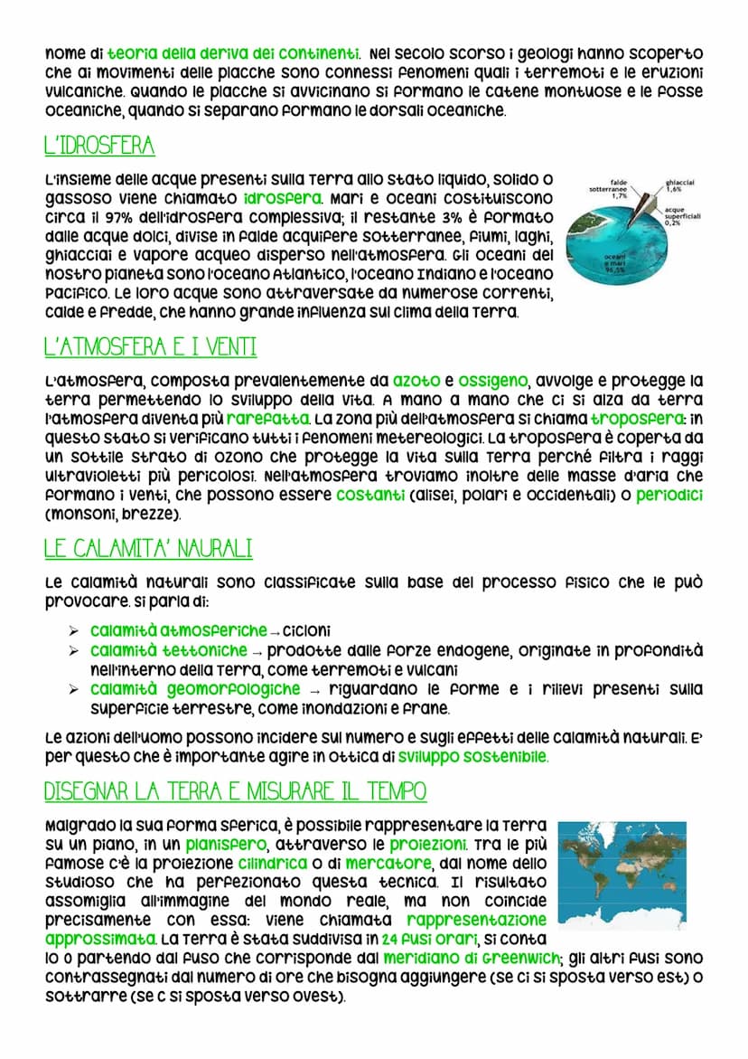 La Terra
LA TERRA NELLO SPAZIO
La Terra, come tutti gli Otto pianeti che compongono il sistema solare, si muove intorno
al sole seguendo un'