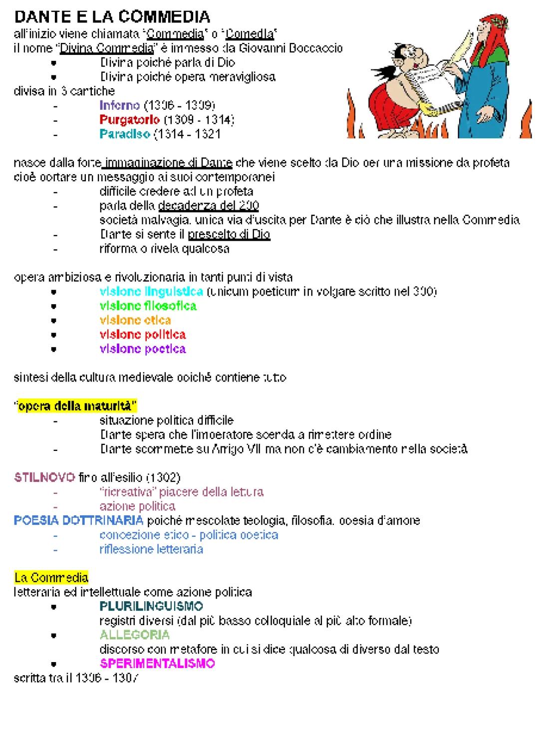 Scopri la Divina Commedia: Tematiche e Struttura per Ragazzi