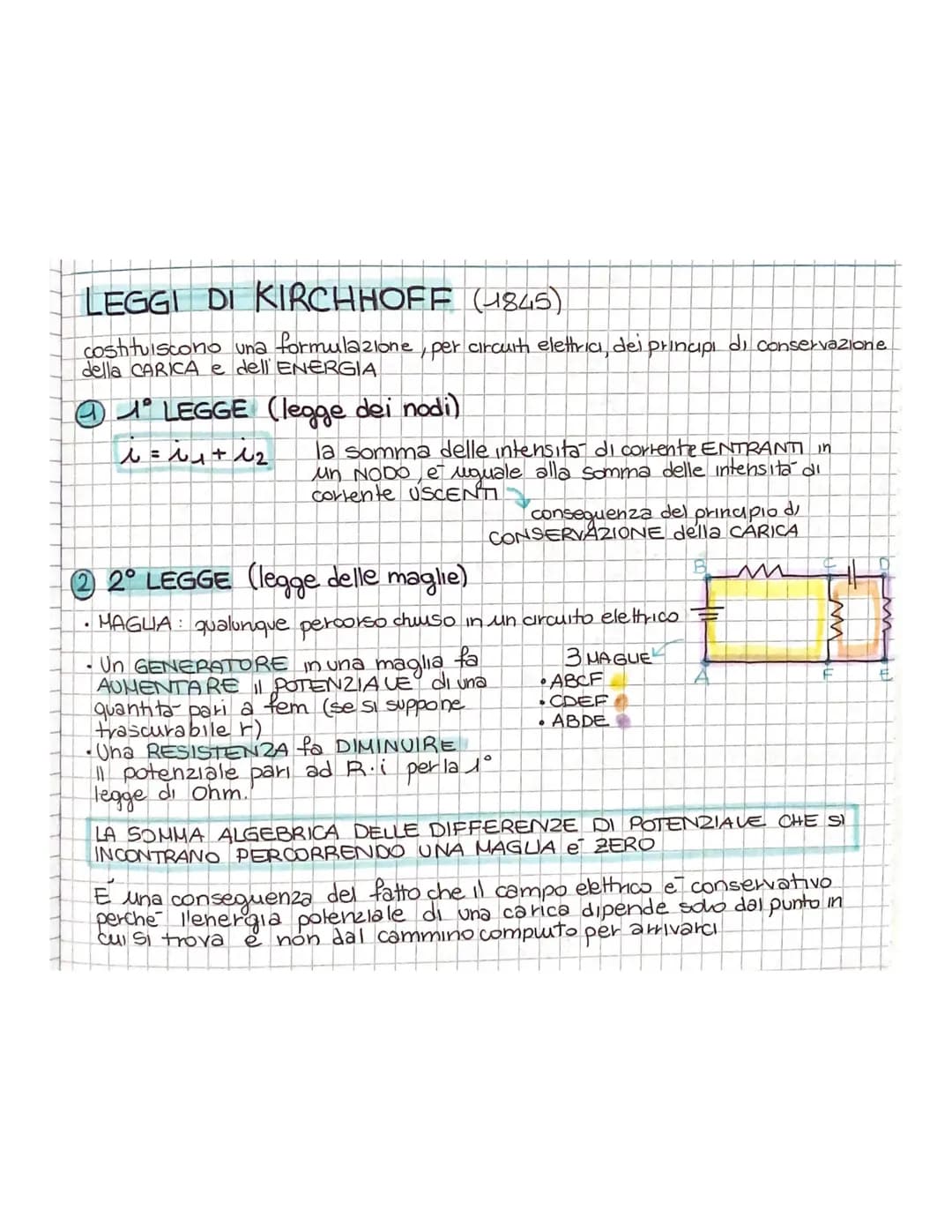 CIRCUITI ELETTRICI
Un circuito elettrico e un insieme di conduttori connessi tra loro e
collegati ad almeno un generatore di tensione (es. P