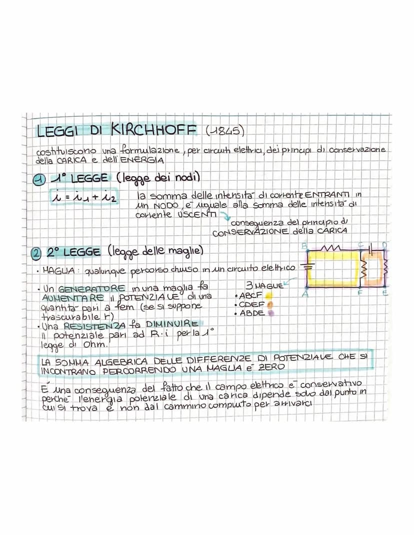 CIRCUITI ELETTRICI
Un circuito elettrico e un insieme di conduttori connessi tra loro e
collegati ad almeno un generatore di tensione (es. P