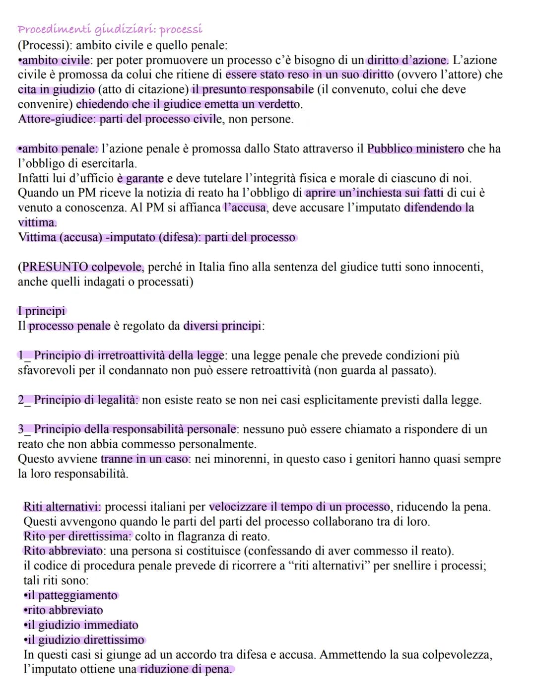 La magistratura
La magistratura è l'insieme degli organi che esercitano la funzione giurisdizionale (il potere
giuridico: far rispettare le 