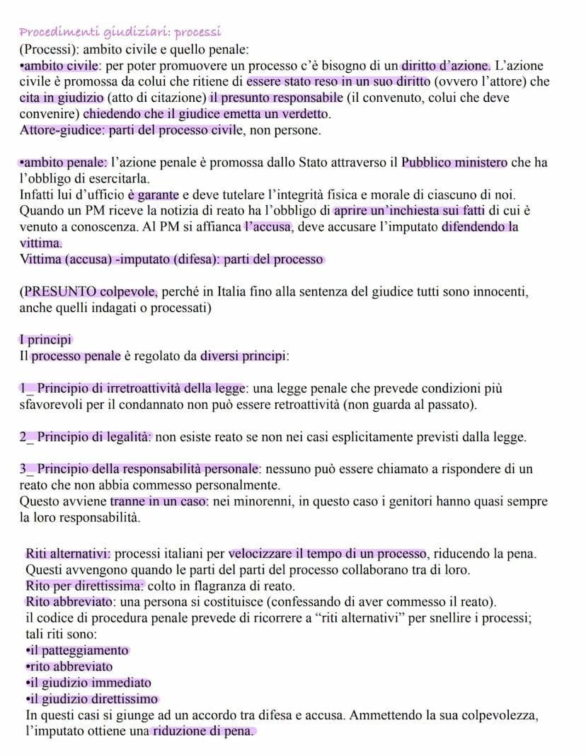 La magistratura
La magistratura è l'insieme degli organi che esercitano la funzione giurisdizionale (il potere
giuridico: far rispettare le 