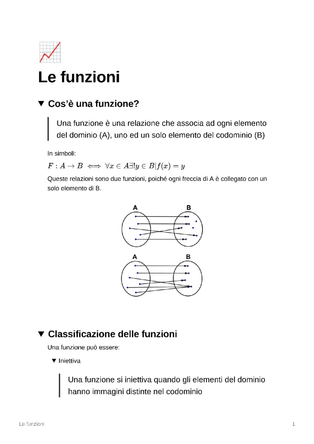 Le funzioni