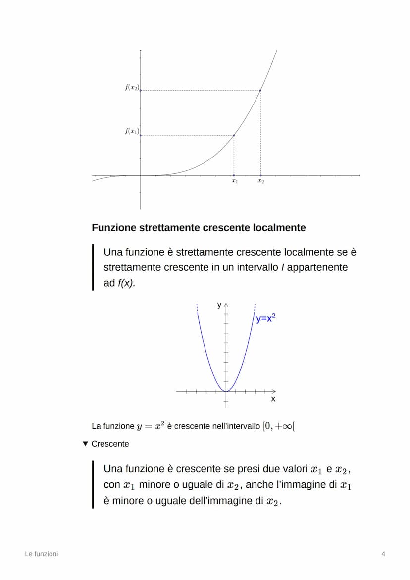 سر
Le funzioni
▼ Cos'è una funzione?
Una funzione è una relazione che associa ad ogni elemento
del dominio (A), uno ed un solo elemento del 