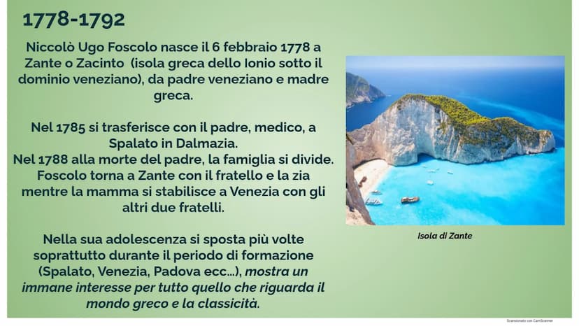 Ugo Foscolo
(1778-1827)
**
"Un uomo
non muore mai
se c'è qualcuno
che lo ricorda."
11. fedents Surare
Istituto Tecnico
Federico II
Naro
Carm