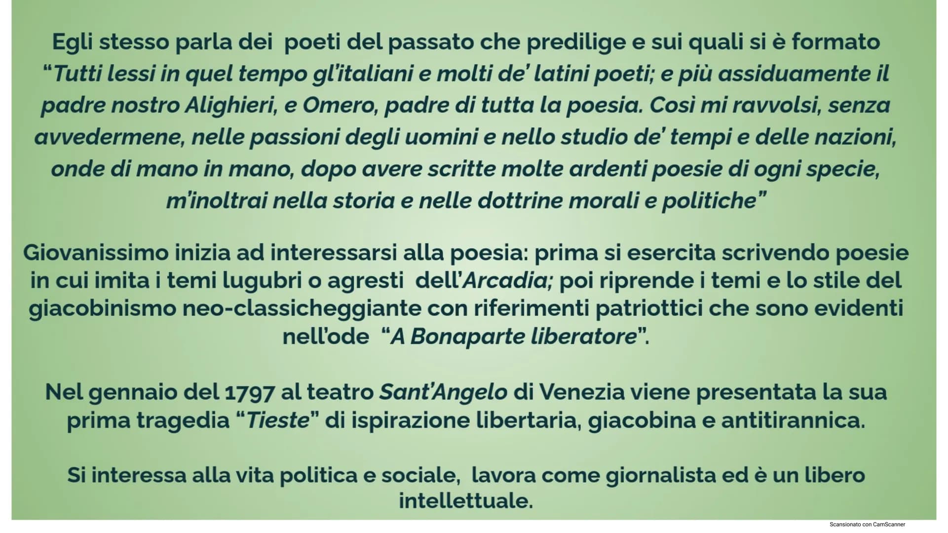 Ugo Foscolo
(1778-1827)
**
"Un uomo
non muore mai
se c'è qualcuno
che lo ricorda."
11. fedents Surare
Istituto Tecnico
Federico II
Naro
Carm