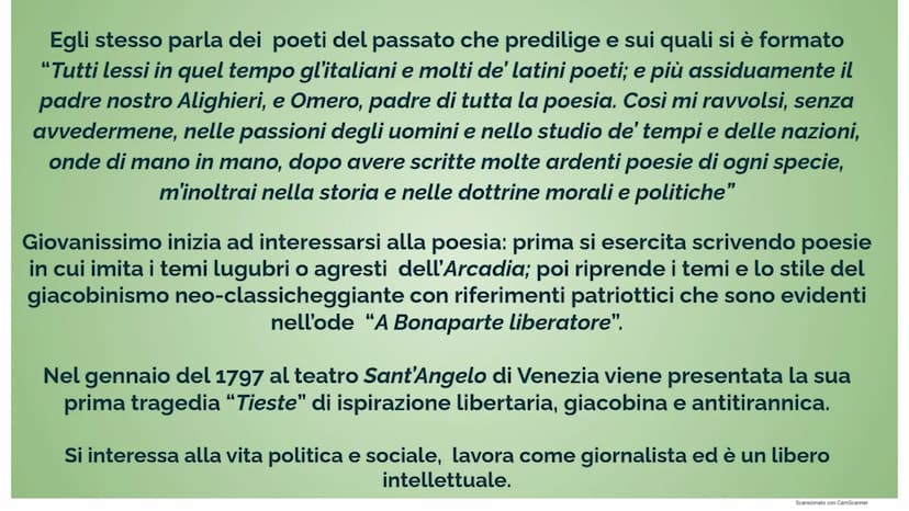 Ugo Foscolo
(1778-1827)
**
"Un uomo
non muore mai
se c'è qualcuno
che lo ricorda."
11. fedents Surare
Istituto Tecnico
Federico II
Naro
Carm