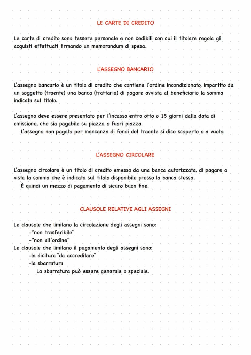 TITOLI DI CREDITO
I titoli di credito sono documenti che incorporano un diritto di credito a ricevere una data
prestazione.
I titoli di cred