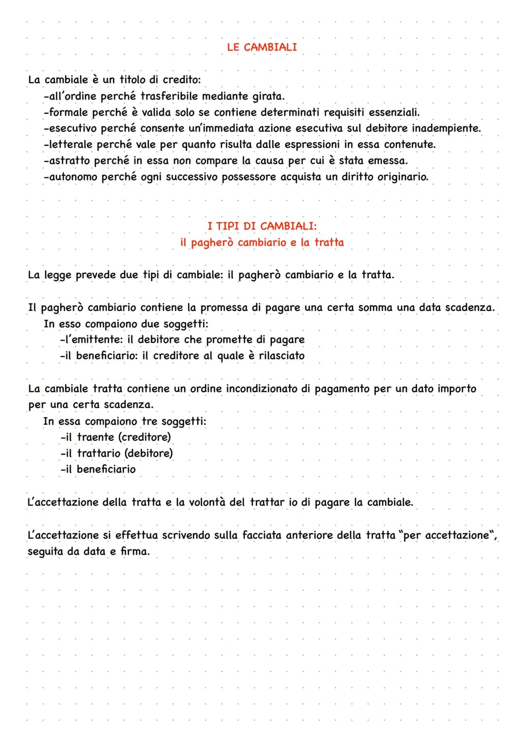 TITOLI DI CREDITO
I titoli di credito sono documenti che incorporano un diritto di credito a ricevere una data
prestazione.
I titoli di cred