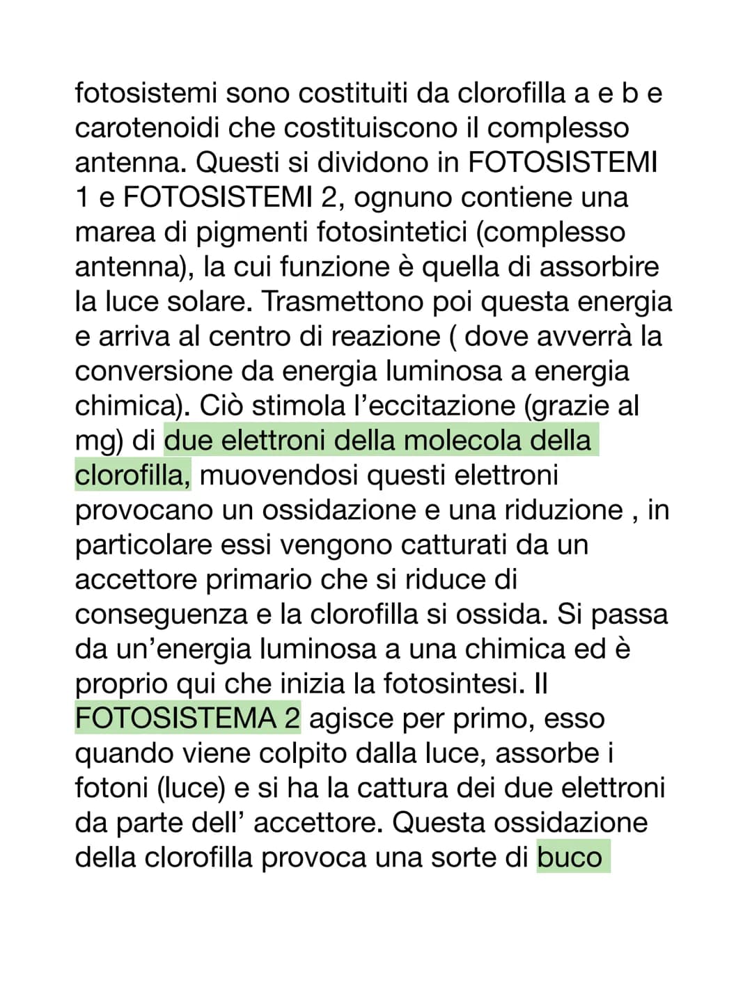 LA FOTOSINTESI CLOROFILLIANA
Effettuata dagli organismi AUTOTROFI (si
procurano il cibo da soli sfruttando l'energia
solare e rendono un car