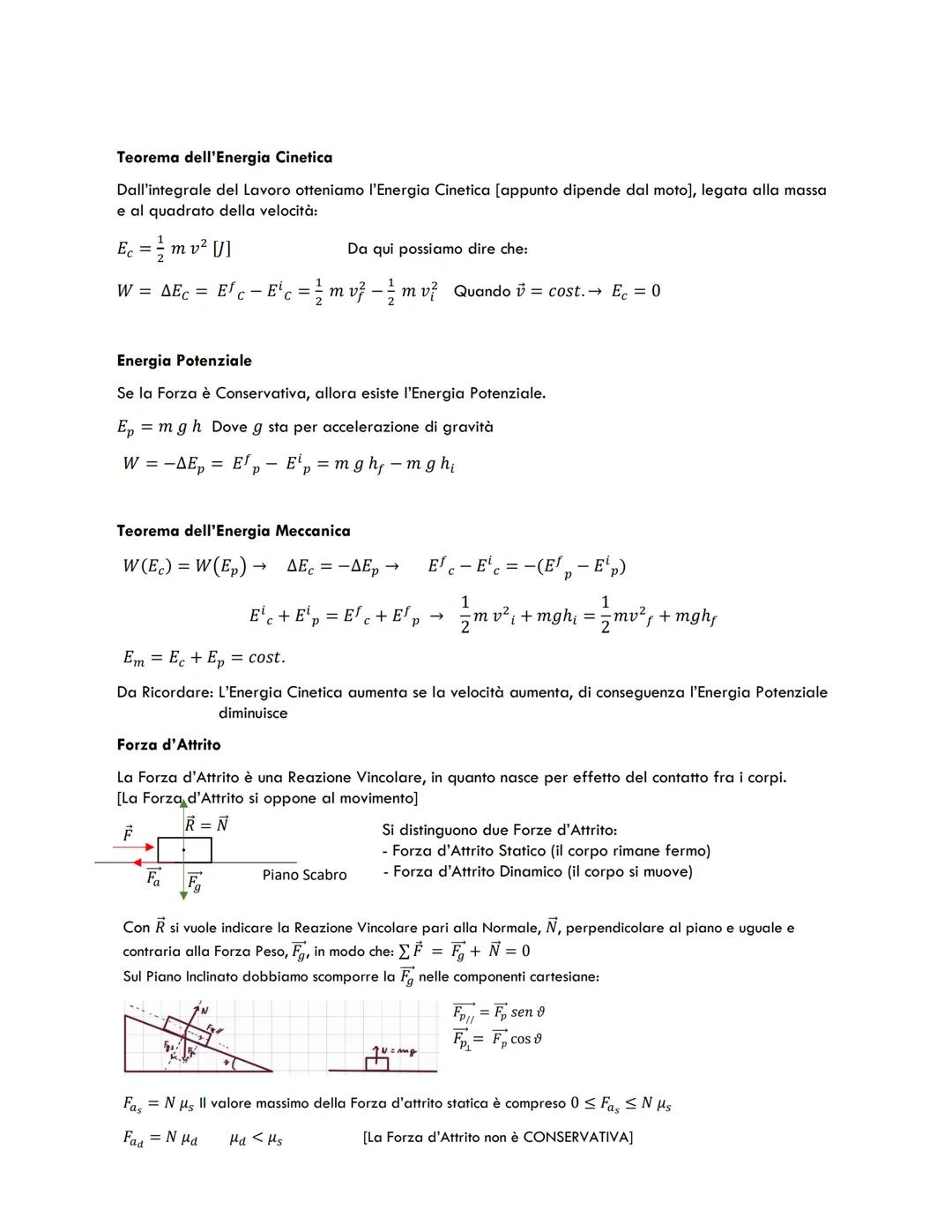 FORMULARIO DI FISICA- CDL BIOTECNOLOGIE I A.A
ARGOMENTI:
Vettori
- Cinetica
VETTORI
Somma Vettoriale: (A + B) Attenzione: è importante come 