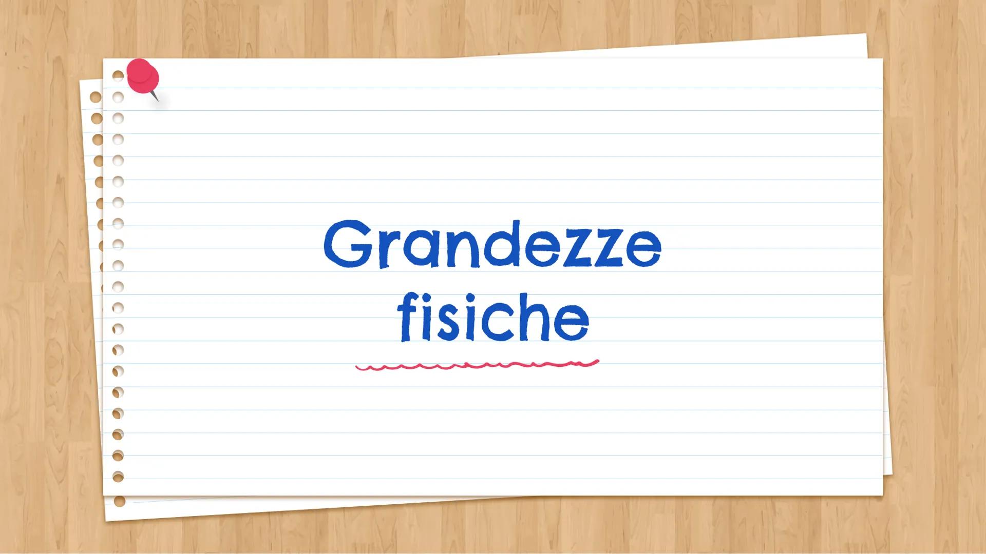 Grandezze
fisiche Una grandezza fisica è “tutto ciò che può essere misurato"
Per effettuare una misura occorre:
unità di misura
metodo
strum