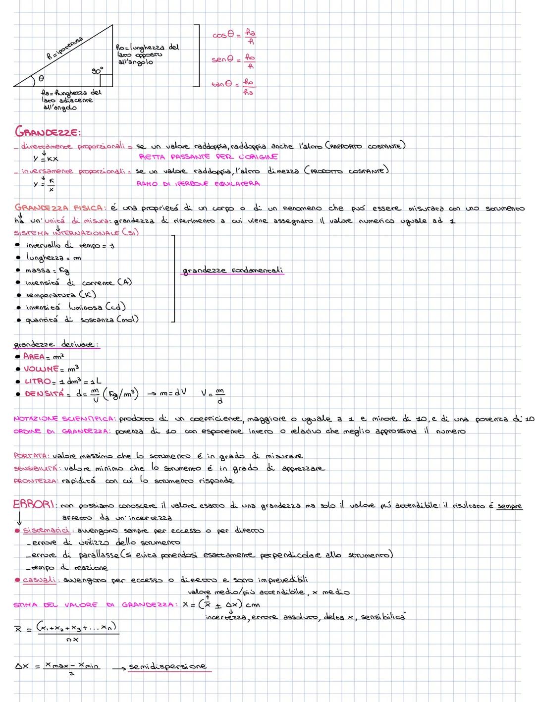 Ripotenusa

cost = ha

Rozlunghezza del
laco opposto
all'angolo
sent = fo

90°
tan ho

ha funghezza del
laro adiacente
all'angdo

GRANDEZZE: